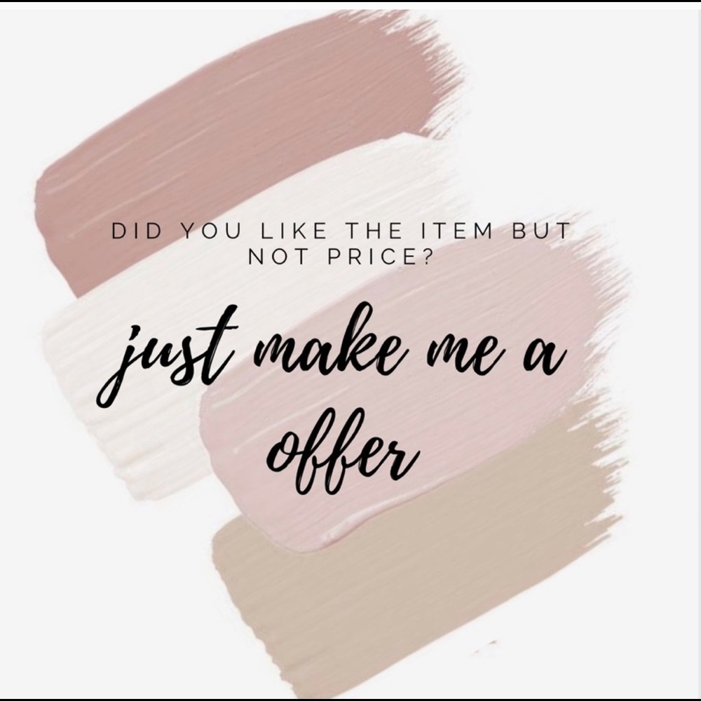 Send me offers. Will negotiate reasonable offers💕